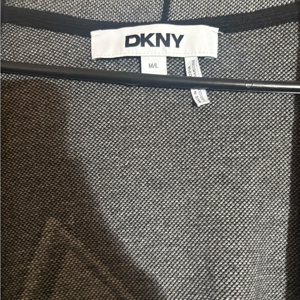 DKNY Monochrome Knit Cardigan - Picture 4 of 4
